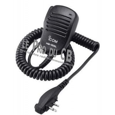 HM158LA microphone pour radio portatif Icom