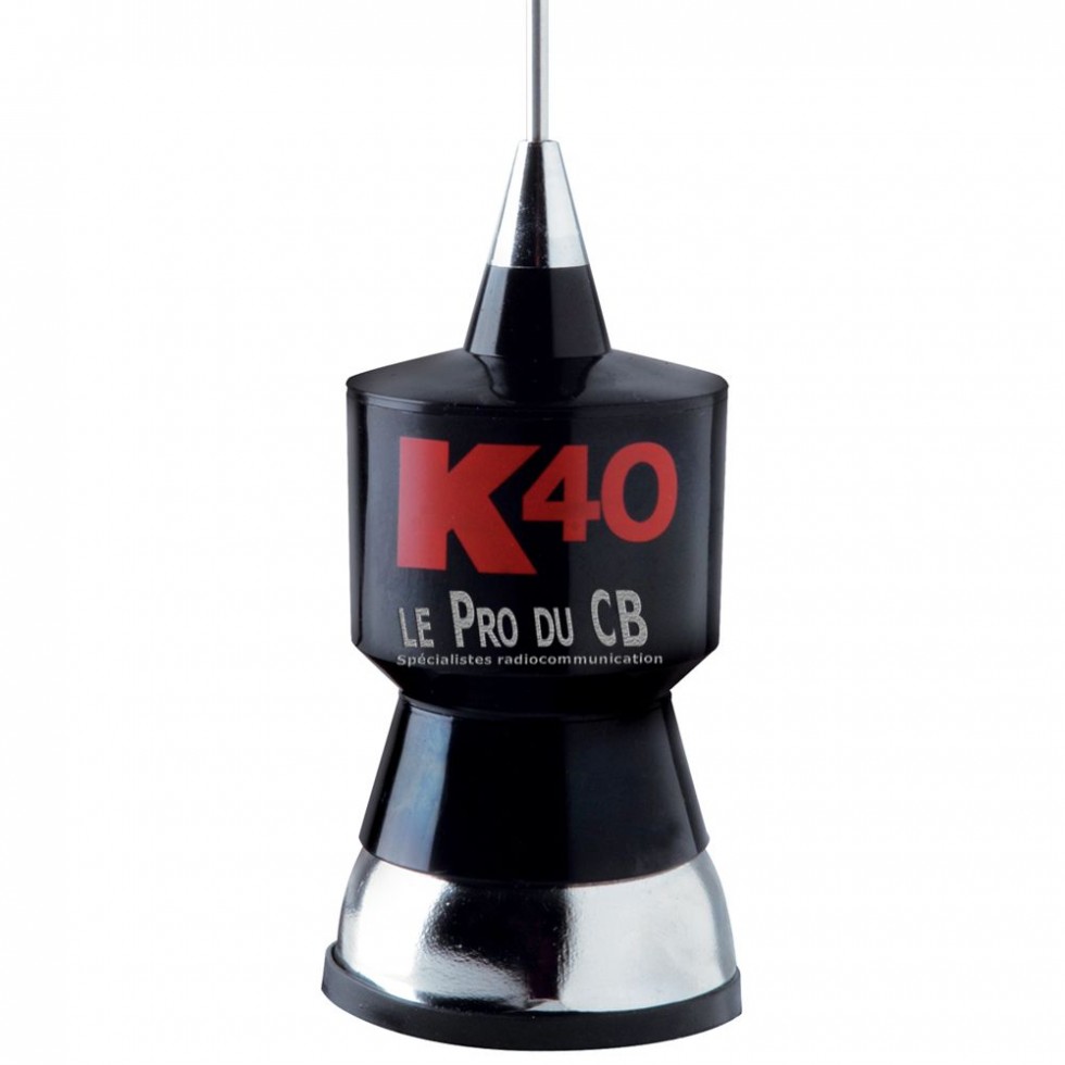 K40, CB radio antenna, 58 black, installs on the trunk of the